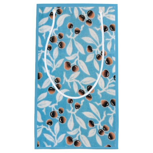  Japans textiel, Nuts Pattern Klein Cadeauzakje (Voorkant)