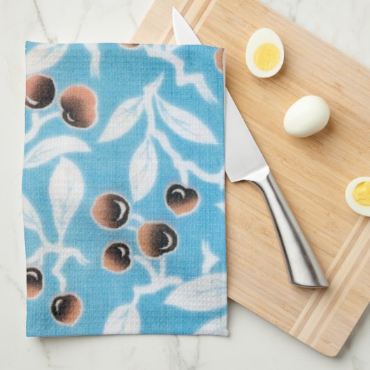 Japans textiel, Nuts Pattern Theedoek (Quarter Fold)