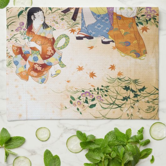 Japans textiel Theedoek (Gevouwen)