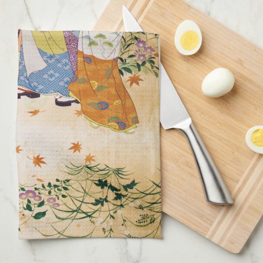 Japans textiel Theedoek (Quarter Fold)