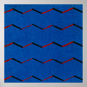 Japans textielpatroon door Furuya Korin (1904) Poster