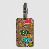 Japans thema bagagelabel (Voorkant (verticaal))