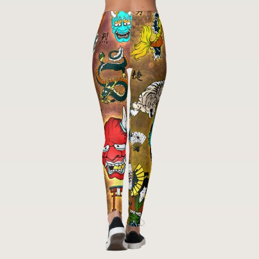 Japans thema leggings (Achterkant)