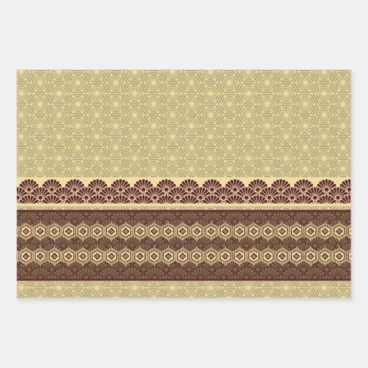 Japans thema patroon inpakpapier vel (Voorkant 2)