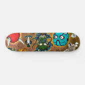Japans thema persoonlijk skateboard (Horizontaal)