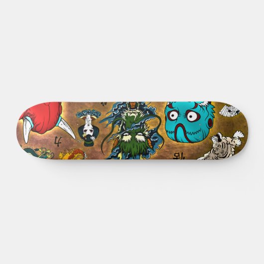 Japans thema persoonlijk skateboard (Horizontaal)