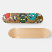 Japans thema persoonlijk skateboard (Horizontaal)