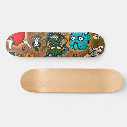 Japans thema persoonlijk skateboard (Horizontaal)