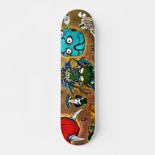 Japans thema persoonlijk skateboard