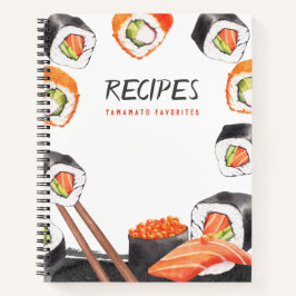 Japans thema Receptenblad Notitieboek