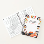 Japans thema  Receptenblad Notitieboek (Binnen)