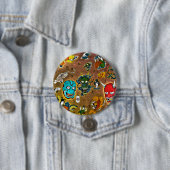 Japans thema ronde button 7,6 cm (In situ)