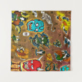 Japans thema wandkleed (Voorkant (horizontaal))