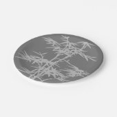 Japans thematisch diner met bamboe-kunst papieren bordje (Gekanteld)