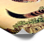 Japans tijgerbos Art Ukiyo-E Poster (Hoek)