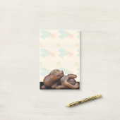 Japans tijgernetsuke-schrijfpad post-it® notes (Op bureau)