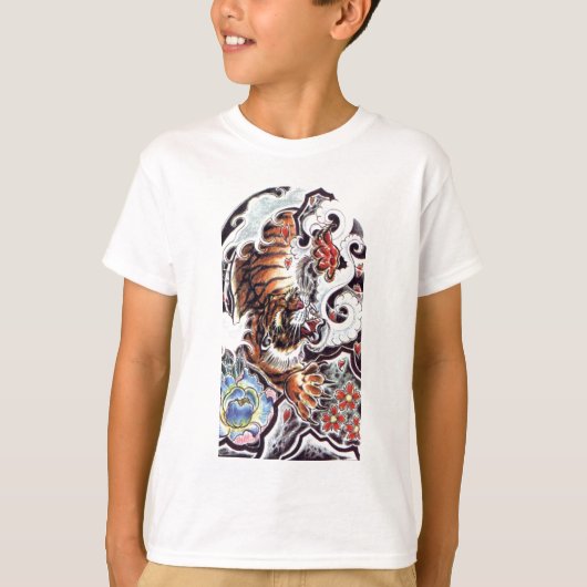Japans tijgerTattoo T-shirt (Voorkant)