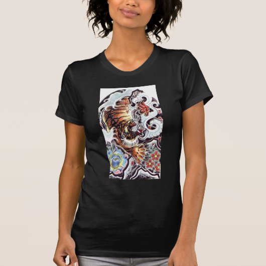 Japans tijgerTattoo T-shirt (Voorkant)