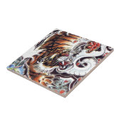 Japans tijgerTattoo Tegeltje (Zijkant)