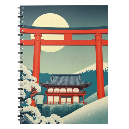 Japans Torii-Notitieboek Notitieboek (Voorkant)