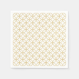 Japans traditioneel design2 — SHIPPO — wit en goud Servet