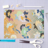 Japans traditioneel Floral Patroon Tissuepapier (Craft)