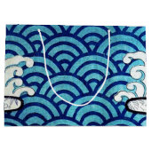 Japans traditioneel golfpatroon groot cadeauzakje (Achterkant)