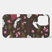 Japans traditioneel naadloos doedelpatroon met Case-Mate iPhone case (Achterkant (horizontaal))