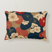 Japans traditioneel naadloos patroon accent kussen (Achterkant)