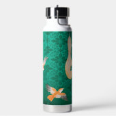 Japans Traditioneel Patroon & Kleine Vogel Waterfles (Links)