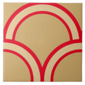 Japans traditioneel patroon tegeltje (Voorkant)