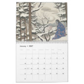 japans traditioneel schilderij ukiyo-e kalender (Jan 2027)