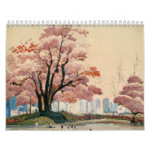 japans traditioneel schilderij ukiyo-e kalender (Hoes)
