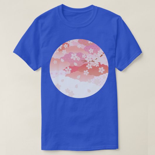Japans traditioneel ventilatorpatroon 2 t-shirt (Design voorkant)