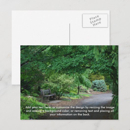 Japans Tuin briefkaart 2 (Voorkant / Achterkant)