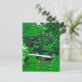 Japans tuinbouwbriefje met foto's briefkaart (Staand voorkant)