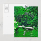 Japans tuinbouwbriefje met foto's briefkaart (Voorkant / Achterkant)