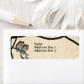 japans uil Adresetiketten Etiket (Insitu)