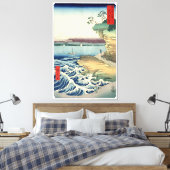Japans Ukiyo-e Art Boushu hota no kaigan Canvas Afdruk (Insitu (Slaapkamer))