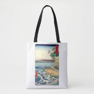 Japans Ukiyo-e Art Boushühota no kaigan Tote Bag