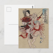 Japans ukiyo-E Hangakujo door Yoshitoshi Briefkaart (Voorkant / Achterkant)