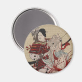 Japans ukiyo-E Hangakujo door Yoshitoshi Magneet (Voorkant / Achterkant)