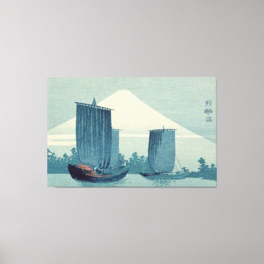  Japans Ukiyo-e Kunst De Drijvende Wereld Canvas Afdruk (Voorkant)