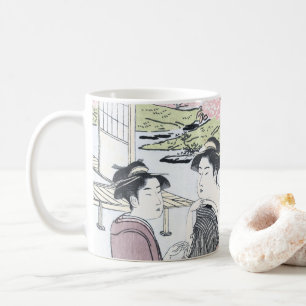 Japans ukiyo-E Niwa geen hanami door Eishi Koffiemok