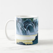 Japans ukiyo-E van de Berg Fudesute Koffiemok (Links)