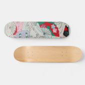 Japans ventilator op Waves  Patroon Persoonlijk Skateboard (Horizontaal)