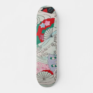 Japans ventilator op Waves Patroon Persoonlijk Skateboard