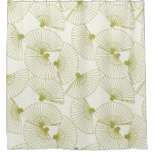 Japans ventilatorontwerp douchegordijn (Voorkant)