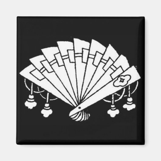 Japans ventilatorontwerp - Magnet (Voorkant)