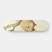  Japans vingerafdrukken | Owl op een bijkantoor Persoonlijk Skateboard (Horizontaal)